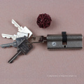 Cilindro de cerradura de mortaja de llave de doble cara de latón de calidad superior con corto plazo de ejecución